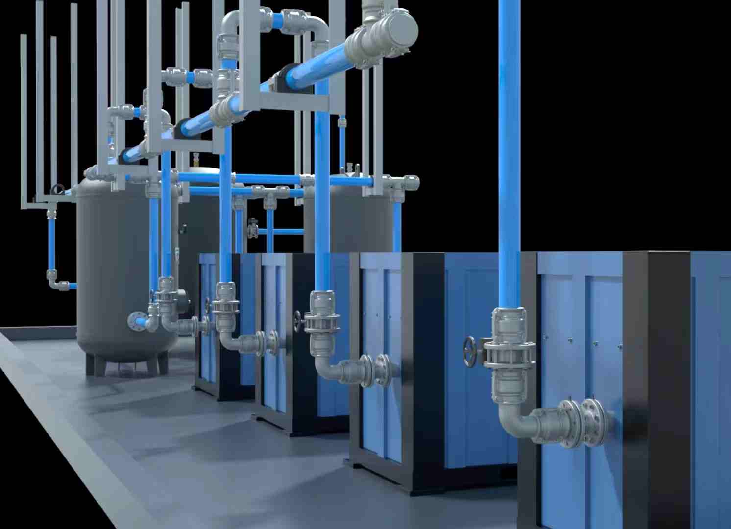 福斯特氮氣鋁合空管道
